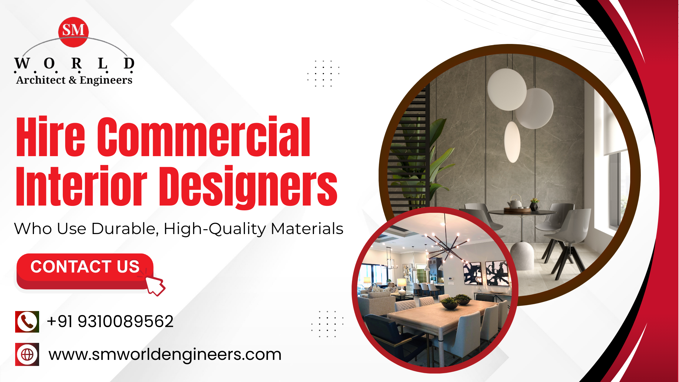 Hire Commercial Interior Designers Who Use Durable, High-Quality Materials