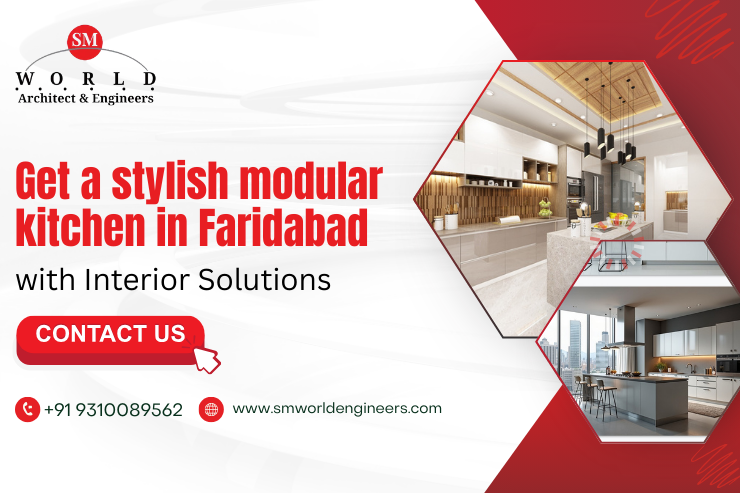Get a stylish modular kitchen in Faridabad with Interior Solutions